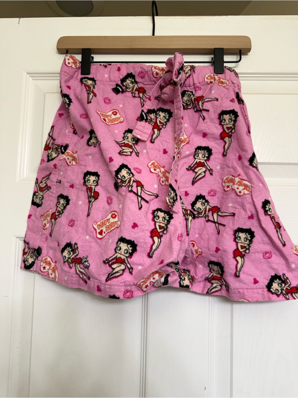Pink Betty Boop Print Cozy shorts
